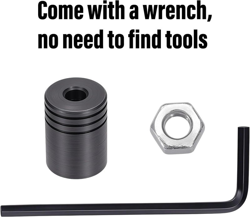NEATABY Quick Detach Swivels Mount Base Adapter Kit, Black Metal Stud Wrench, 7 Pcs - Image 4